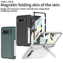 Load image into Gallery viewer, Magnetic Luxury Leather All-inclusive Invisible Bracket Phone Case For Google Pixel Fold
