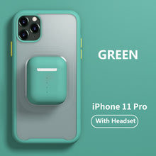 Load image into Gallery viewer, 2021 Magnetic Bluetooth Earphone Charging Compartment Case For iPhone 11 Pro Max 11 Pro XS Max XR 7Plus 8Plus SE 2020
