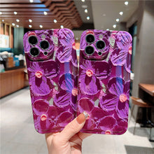 Load image into Gallery viewer, Oil Painting Retro Flower Phone Case Shockoroof Camera Protection Soft Back Cover For iPhone - mycasety2023 Mycasety
